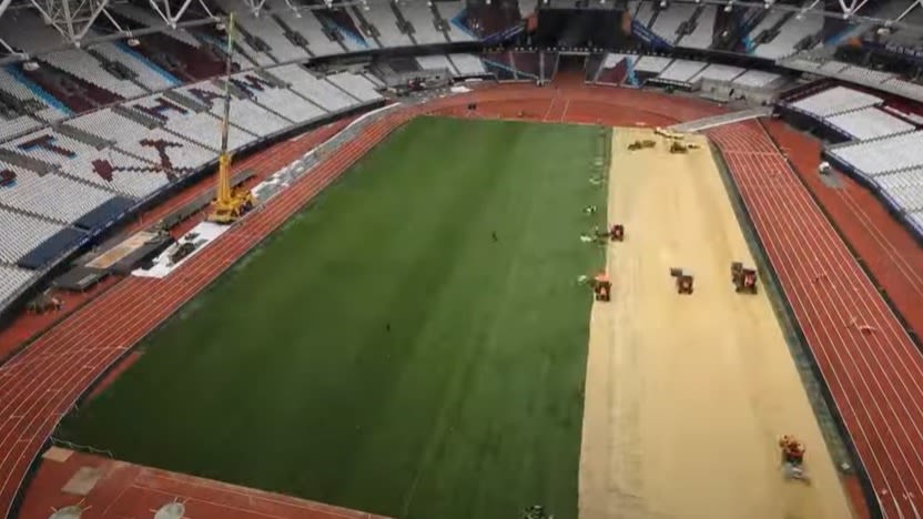 West Ham's London Stadium transformed for Major League Baseball series, Baseball News