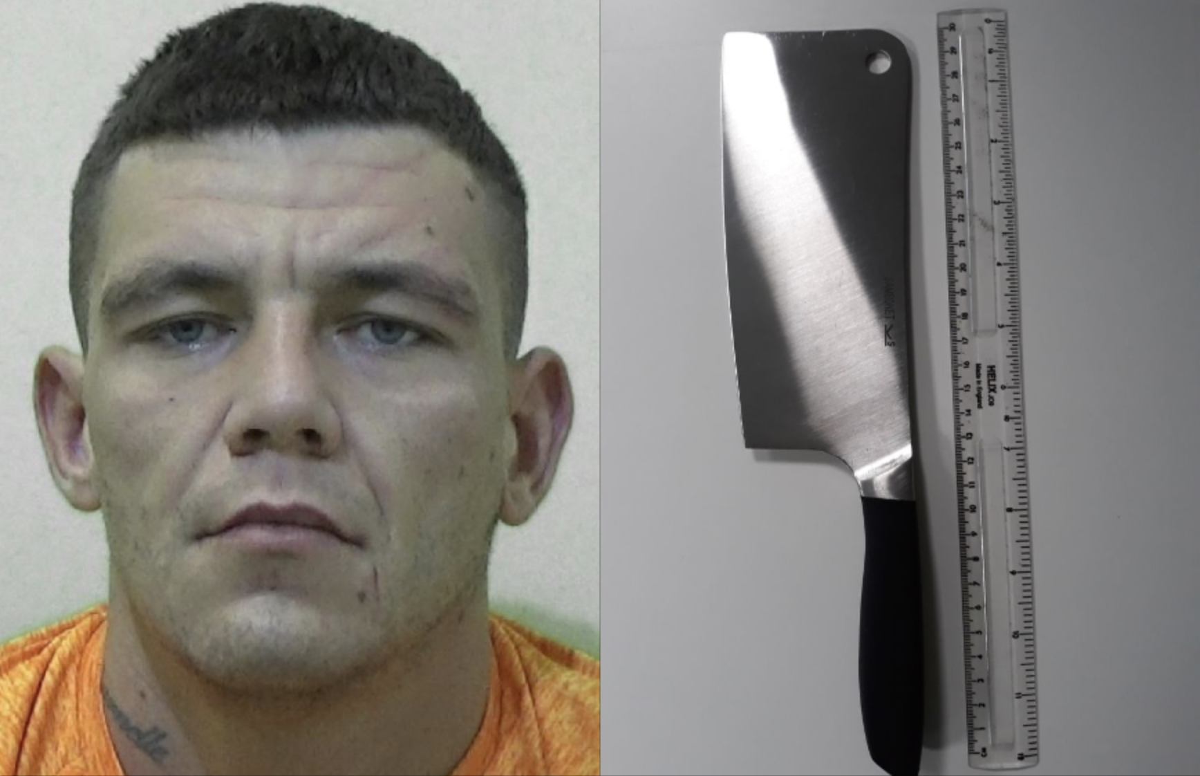 Man who attacked stranger with meat cleaver in mistaken identity