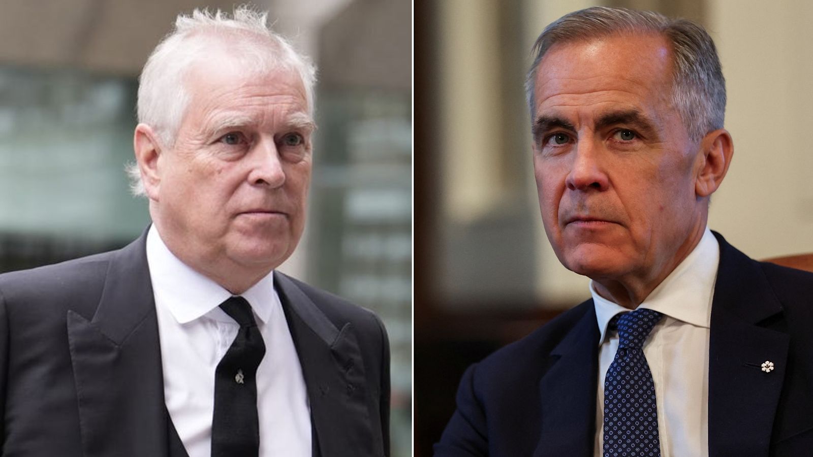 Canadian PM Mark Carney supports removing ex-Prince Andrew from royal line of Succession