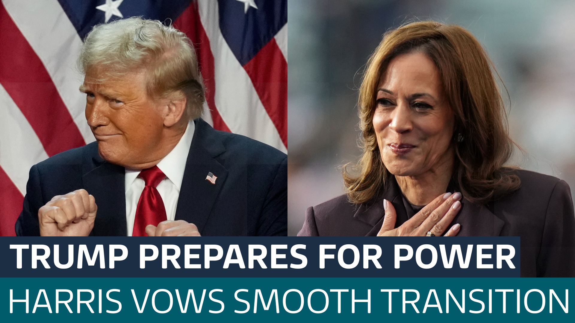 Donald Trump prepares for return to White House, as Kamala Harris conceads defeat - Latest From ITV News