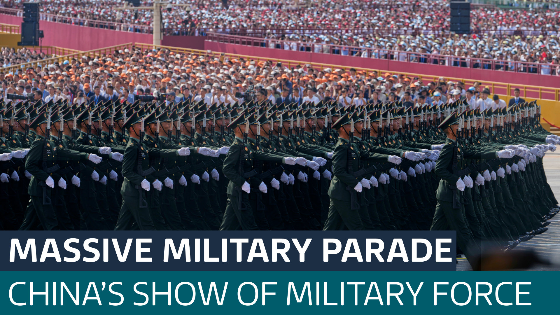 Watch key moments in China military parade - Latest From ITV News