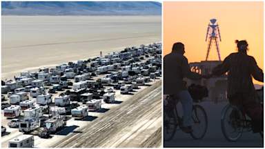 Burning Man revellers begin exodus after thousands were left stranded