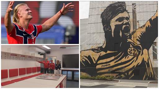 Murals, stadium tours, and loyal fans: Inside Erling Haaland's hometown
