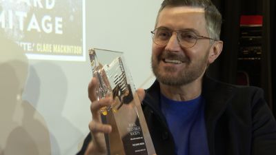 Richard Armitage with his RTS Award