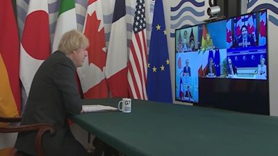 Boris Johnson hosting virtual G7 meeting