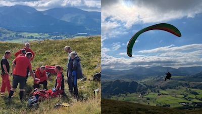 Credit Keswick Mountain Rescue team
