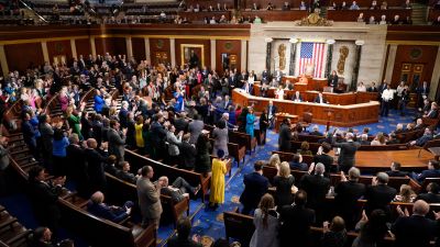  The House meets for the third day to elect a speaker and convene the 118th Congress in Washington.