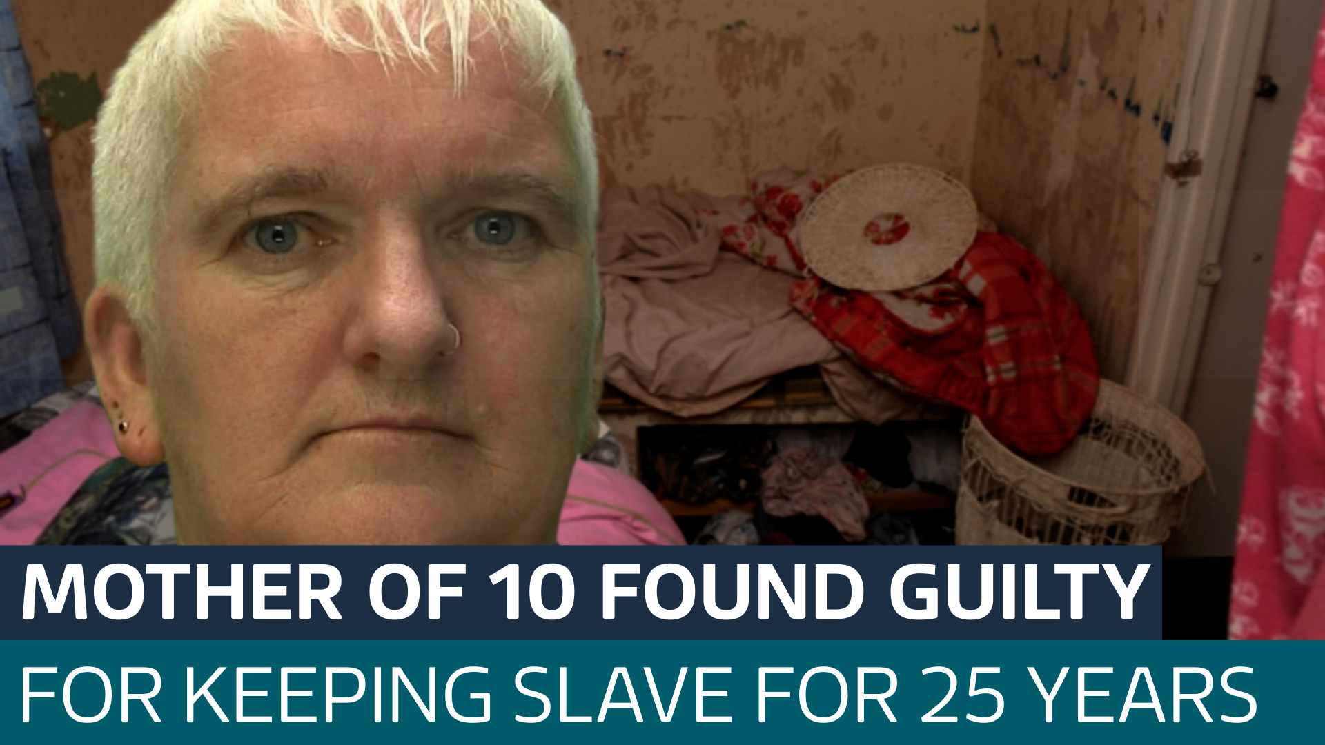 Mother of 10 found guilty of keeping ‘house slave’ for 25 years - Latest From ITV News