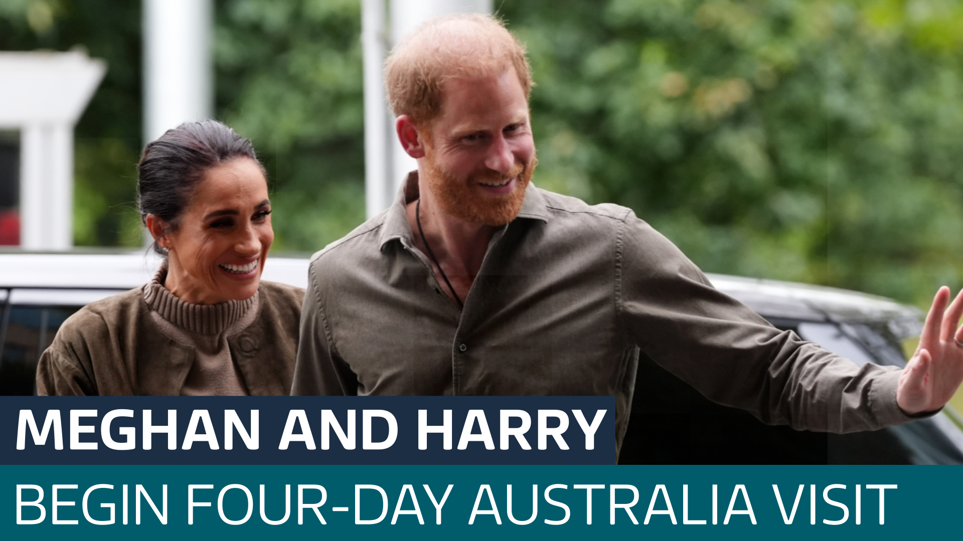 Meghan and Harry arrive in Australia for four-day tour - Latest From ITV News