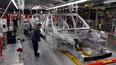 UK economy shrinks for second month running in October, new figures show