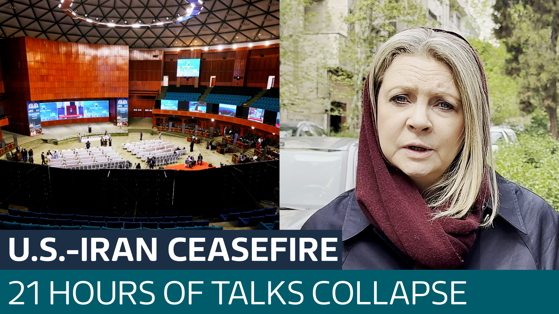 Negotiations in Pakistan end as two-week ceasefire left unclear - Latest From ITV News