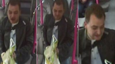 Avon and Somerset Police has released this CCTV image of a man it would like to speak to relating to an assault on a Bristol bus