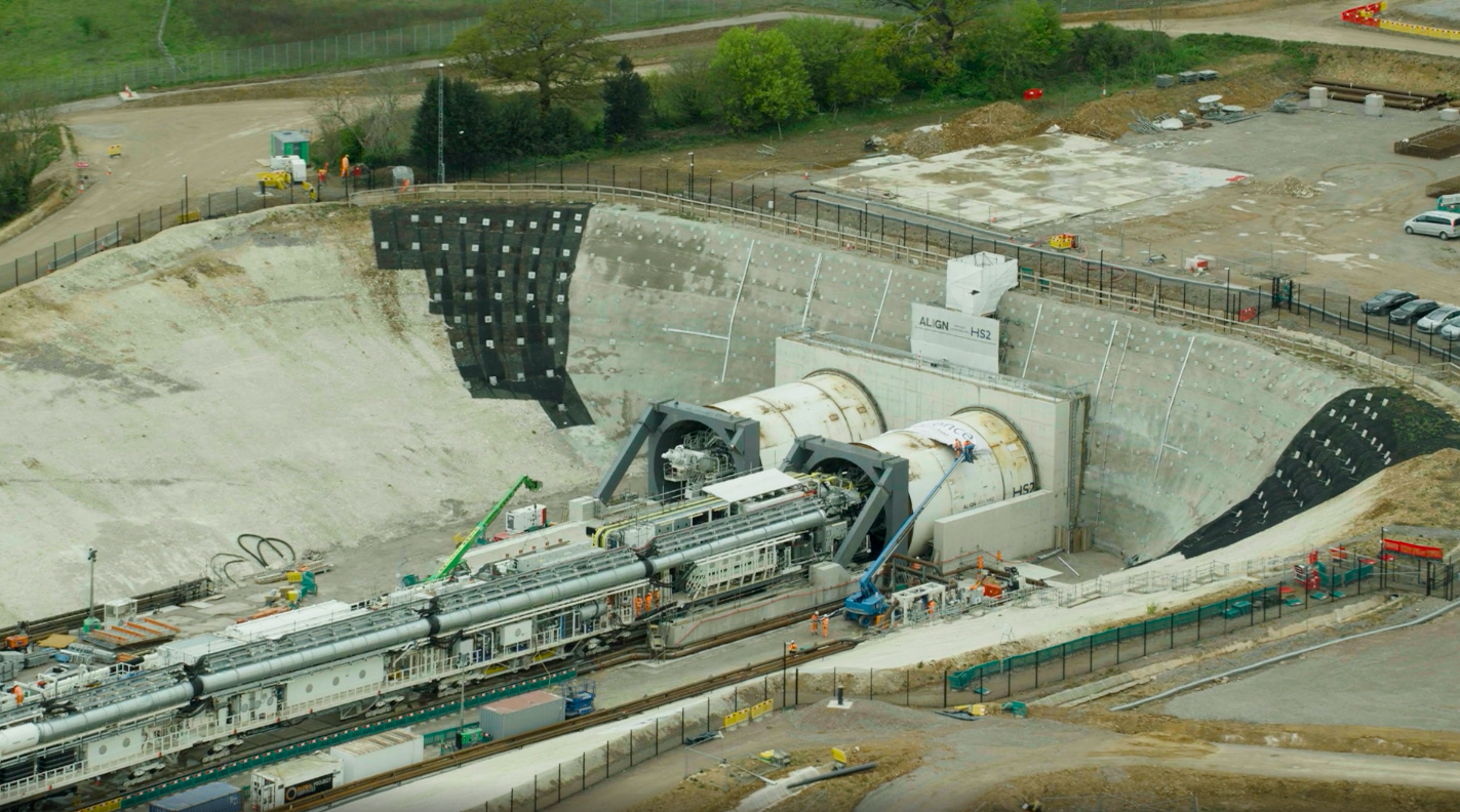 Hs2 Chilterns Tunnel Map Work Begins To Create A Tunnel Through The Chilterns For New Hs2 Rail Line  | Itv News Meridian