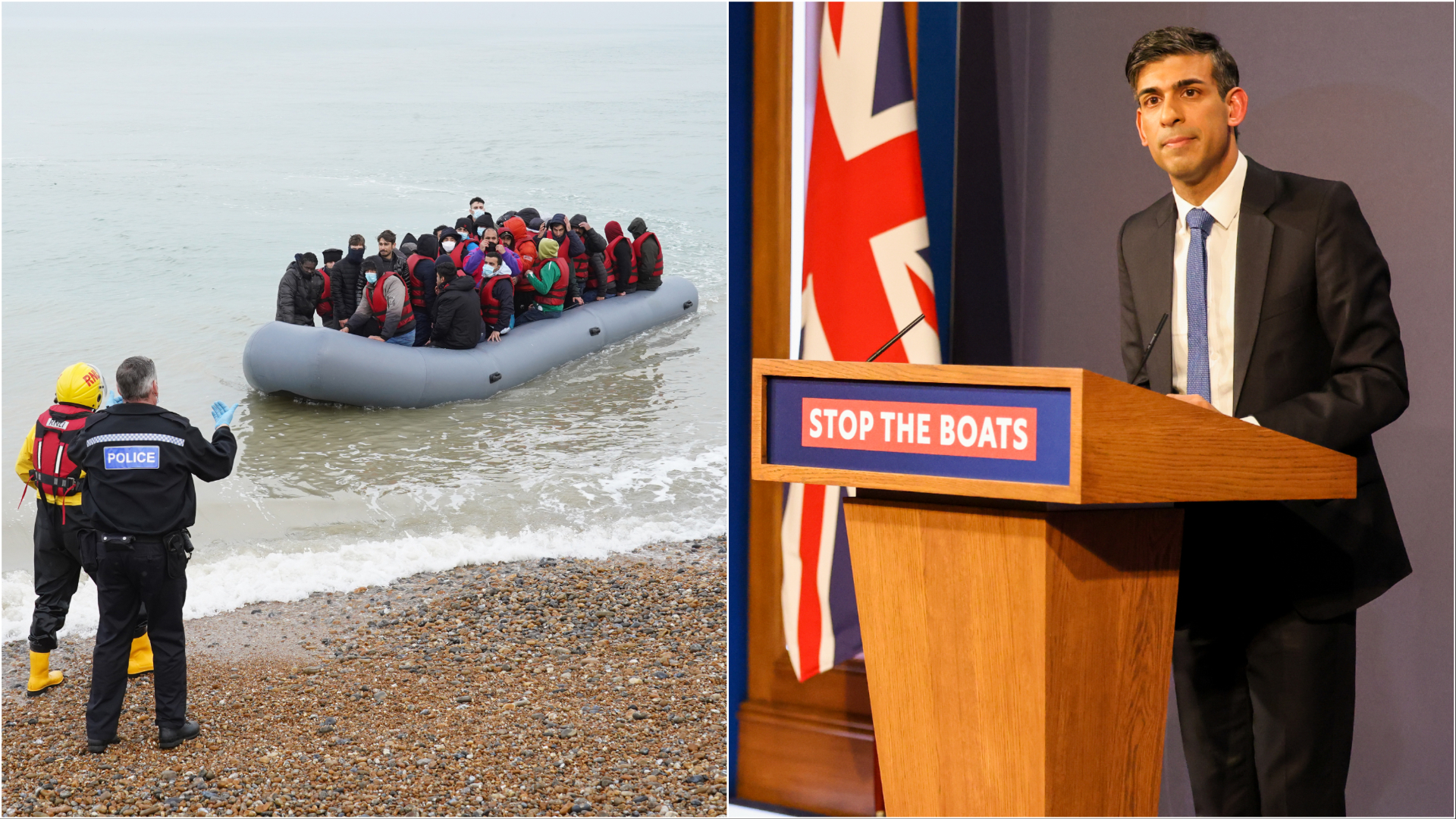 Sunak Faces MPs After Unveiling Law To Stop Migrant Channel Crossings ...