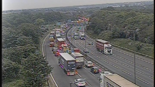 Severe Delays On M6 Southbound After Crash And Over-running Roadworks ...