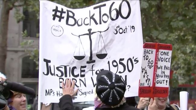 Back to 60 protestors in October 2019
