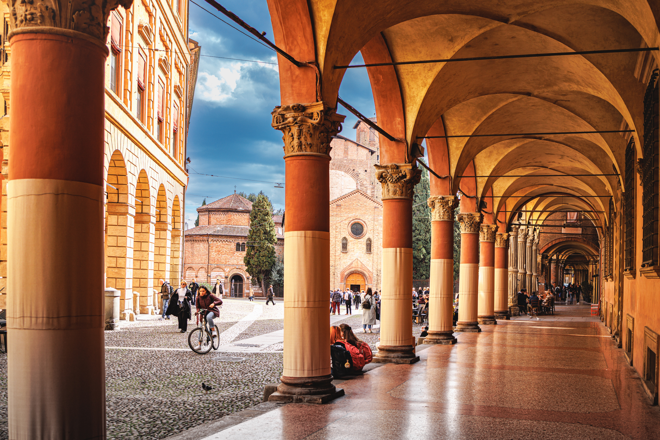 The arcades of Bologna