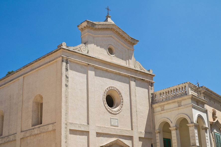 Façade of the Church of San Nicola in Fasano