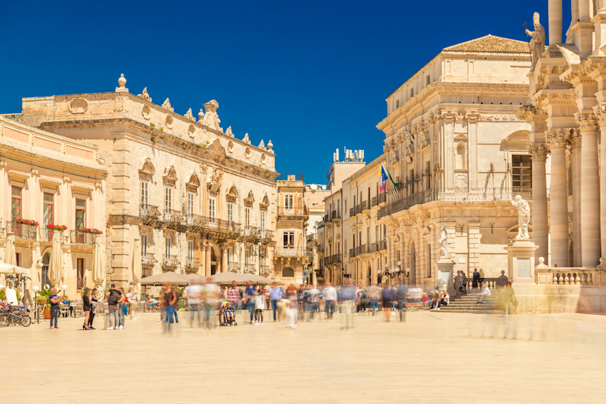 Duomo Square in Siracusa, Sicily