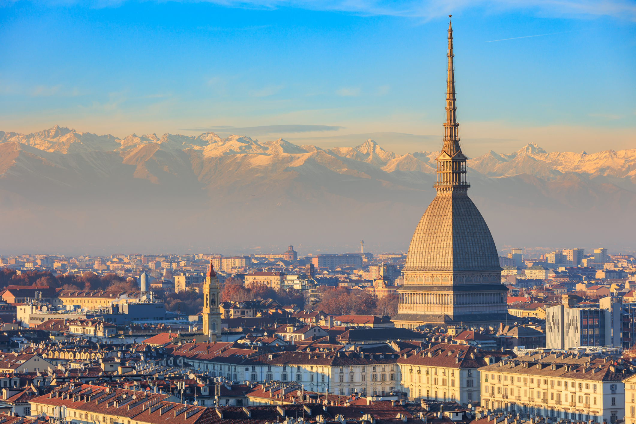 View of the city of Turin, Italy