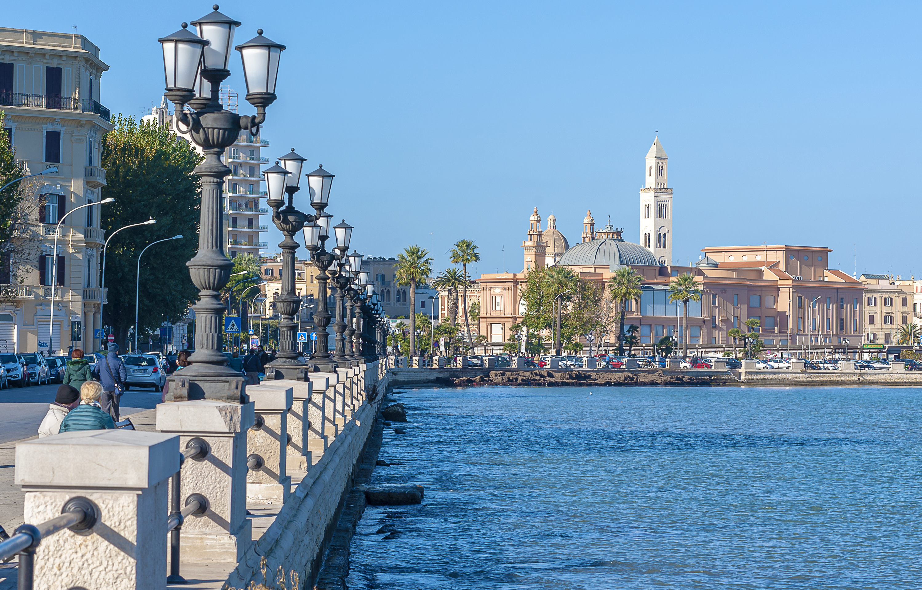 Il lungomare di Bari