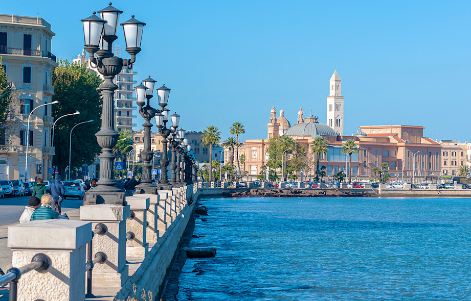 The waterfront of Bari
