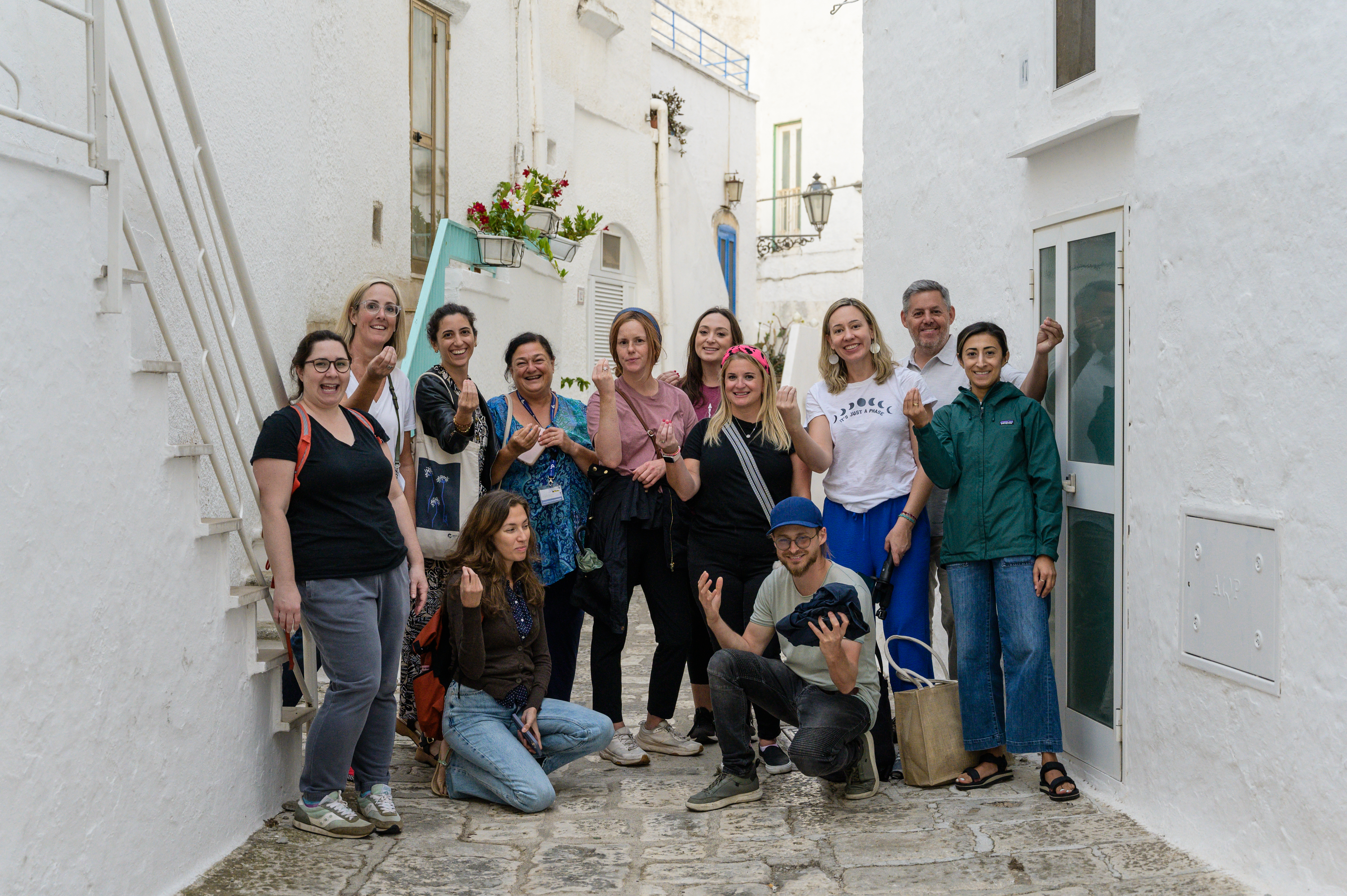 Remote workers durante un tour di Ostuni