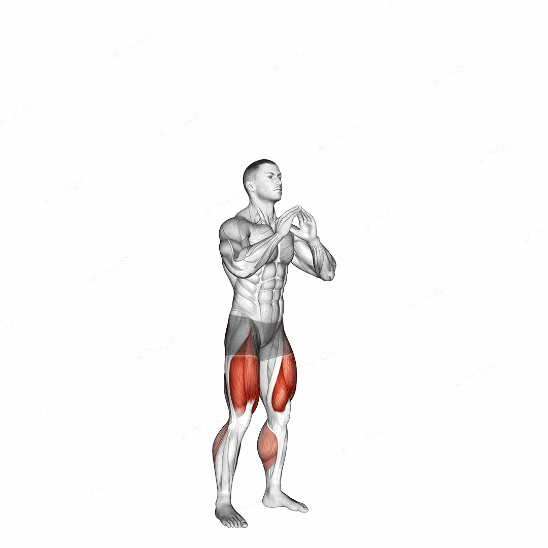 Double Jump Squat exercise targeting Plyometrics