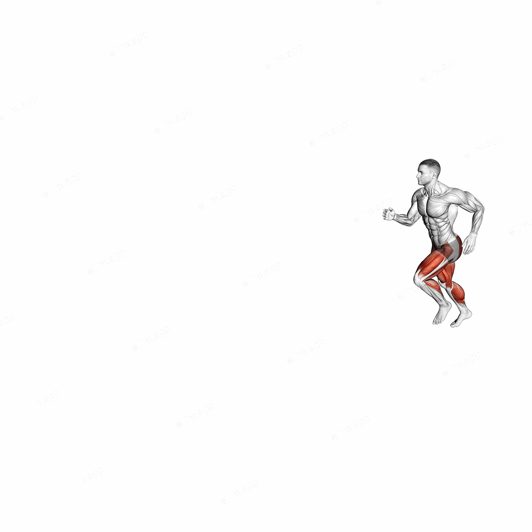 Figure Run exercise targeting Plyometrics