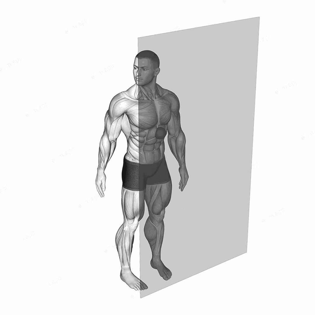 Roll Ball Diaphragm exercise targeting Waist