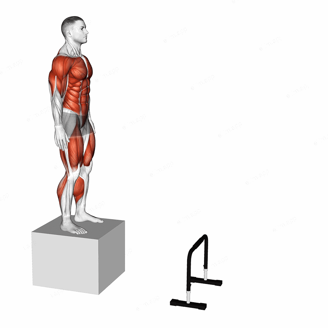 Depth Jump to Hurdle Hop exercise targeting Plyometrics