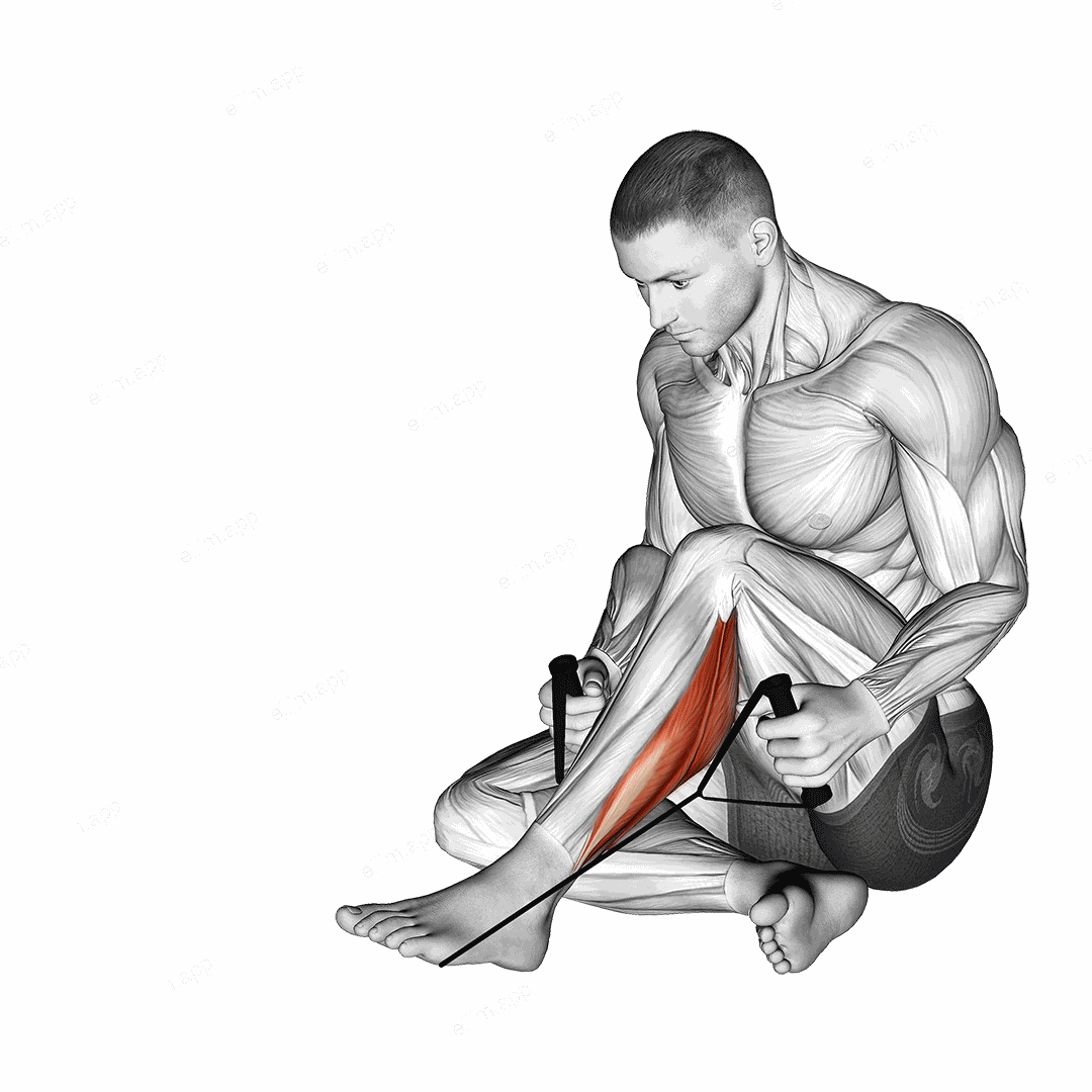 Peroneals Stretch exercise targeting Calves and Gastrocnemius