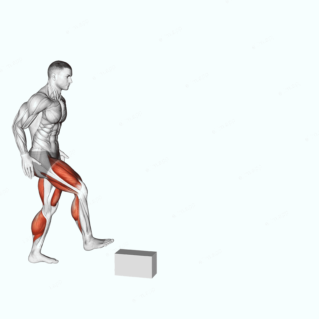 Single Leg Stride Jump exercise targeting Plyometrics