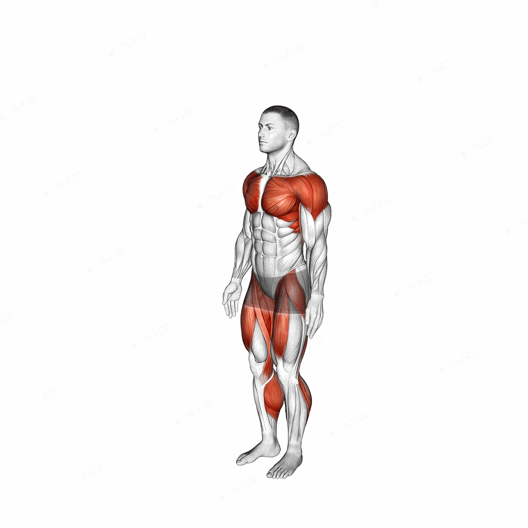 Jumping Jack High Knee exercise targeting Plyometrics