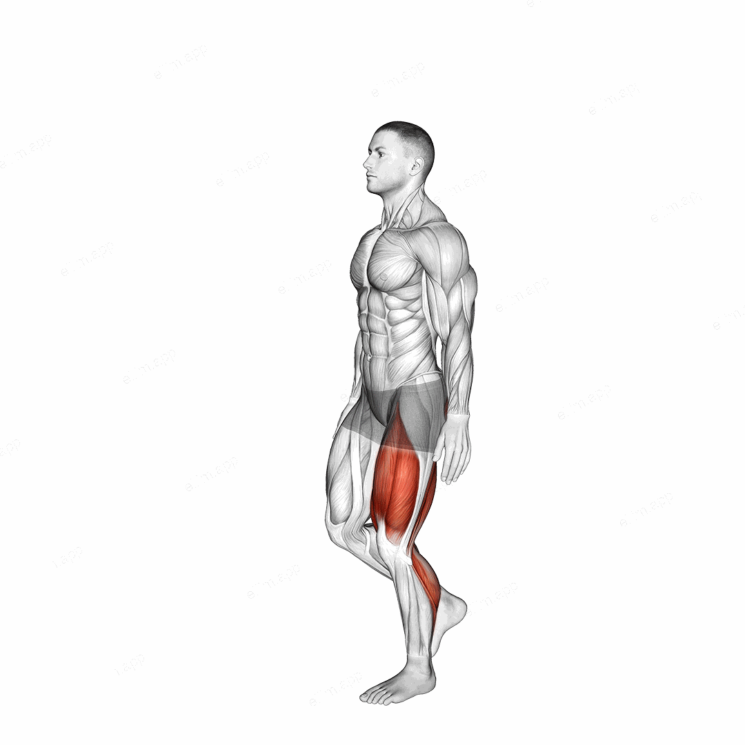 Single Leg Hopping exercise targeting Plyometrics