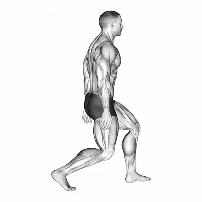 Standing Achilles Stretch exercise targeting Calves