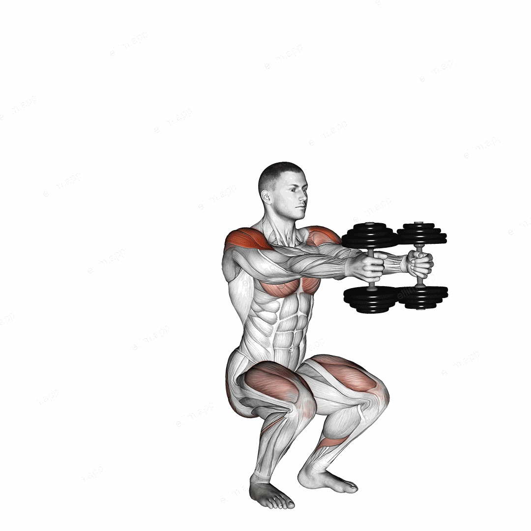 Dumbbell Iron Cross exercise targeting Shoulders and Deltoid Lateral