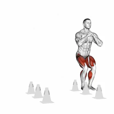 1 2 Stick Drill exercise targeting Plyometrics