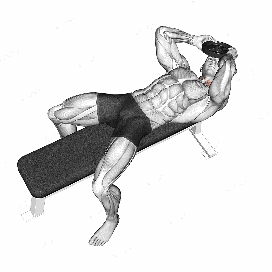 Weighted Lying Neck Side to Side exercise targeting Neck