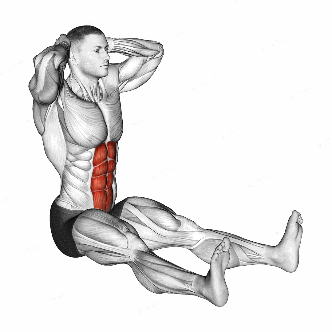 Chin to chest Stretch exercise targeting Waist