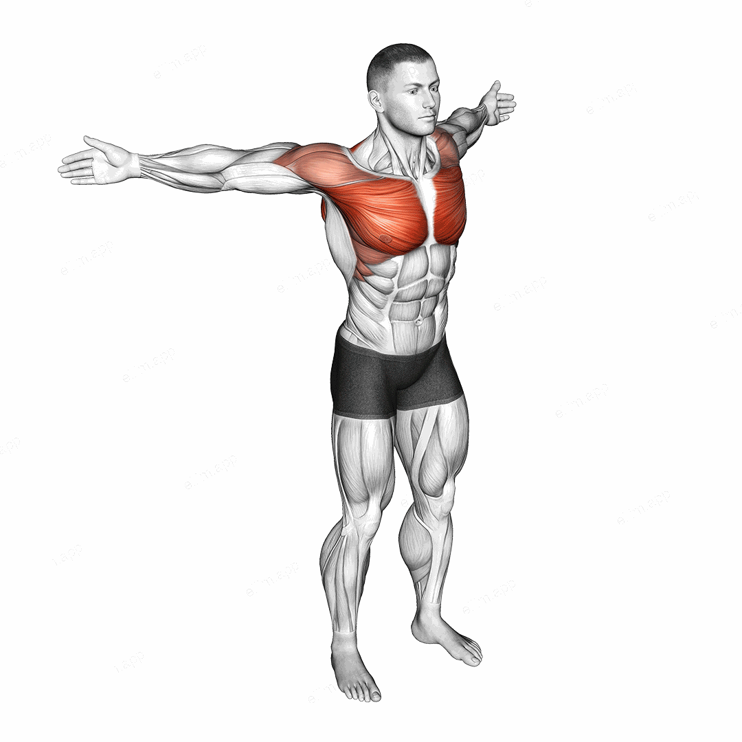 Back Slaps Wrap Arround Stretch exercise targeting Back and Infraspinatus