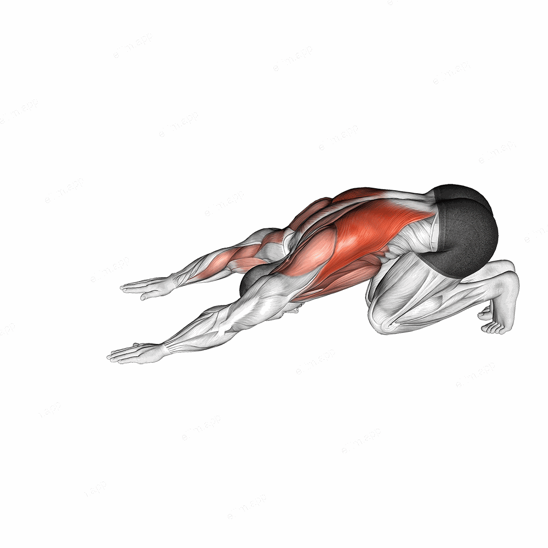 Power Push Aways exercise targeting Latissimus Dorsi and Pectoralis Major Clavicular Head