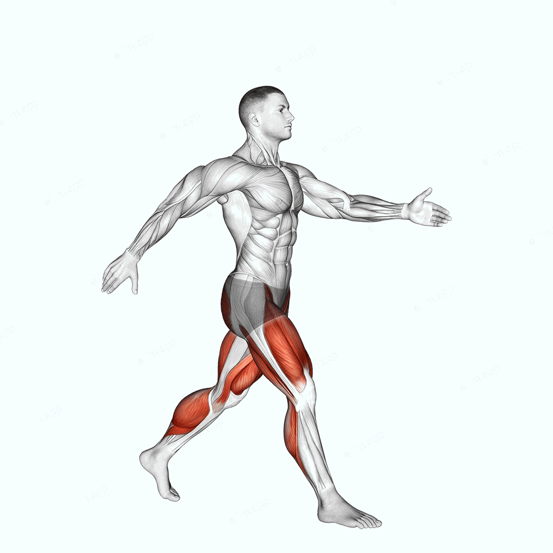 Scissor Jumps exercise targeting Cardio