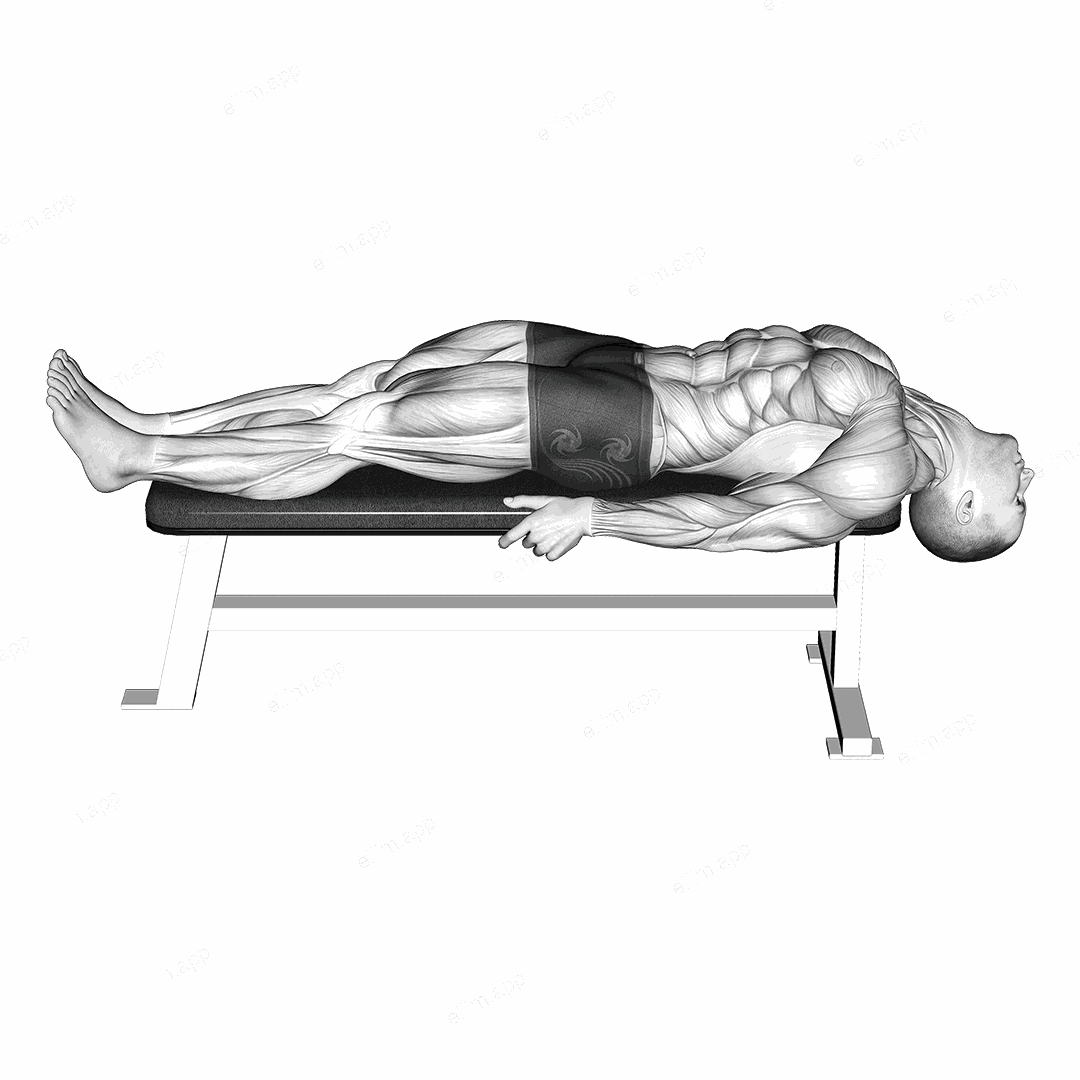 Lying Neck Extension Stretch exercise targeting Neck