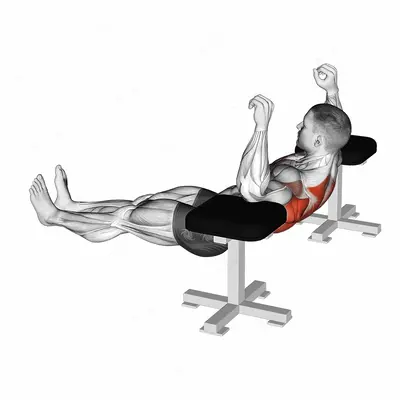 Elbow Lift - Reverse Push-Up exercise targeting Back and Infraspinatus