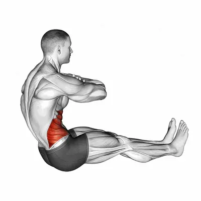 Spine Twist exercise targeting Waist and Obliques