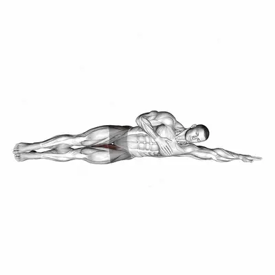 Side Lying Leg Raise exercise targeting Hips