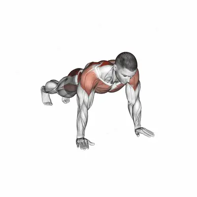 Plank Lateral Raise exercise targeting Waist