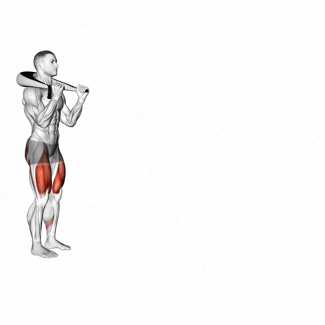 Weighted Bag Walking Lunge exercise targeting Thighs