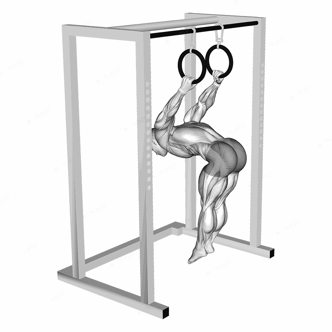 Skin the cat exercise targeting Back and Waist